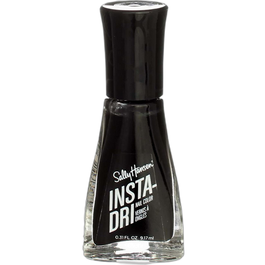 Coty US 7437935 Sally Hansen Insta-Dri Nail Polish44; 496 & 360 Black to Black - Pack of 2