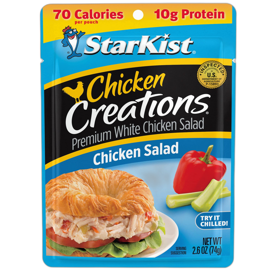 StarKist Chicken Creations, Chicken Salad, Single Serve Pouch, 2.6 oz