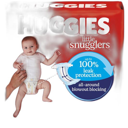 Huggies Size 2 Diapers, Little Snugglers Baby Diapers, Size 2 (12-18 lbs), 29 Count, Packaging May Vary