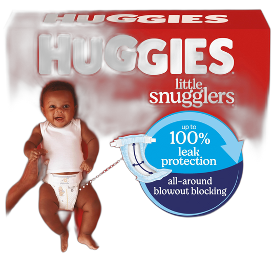 Huggies Size 1 Diapers, Little Snugglers Baby Diapers, Size 1 (8-14 lbs), 96 Count, Packaging May Vary