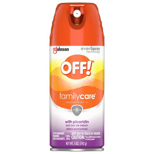 OFF! FamilyCare Insect & Mosquito Repellent Aerosol, Bug Spray Made with Picaridin for Everyday Use, 5 oz