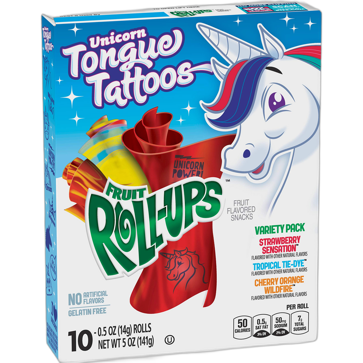Betty Crocker Fruit Snacks, Fruit Roll-Ups, Variety Snack Pack, 5 oz