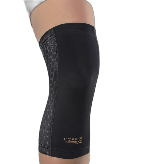 Copper Fit Unisex-Adult's Freedom Knee Compression Sleeve, black, X-Large