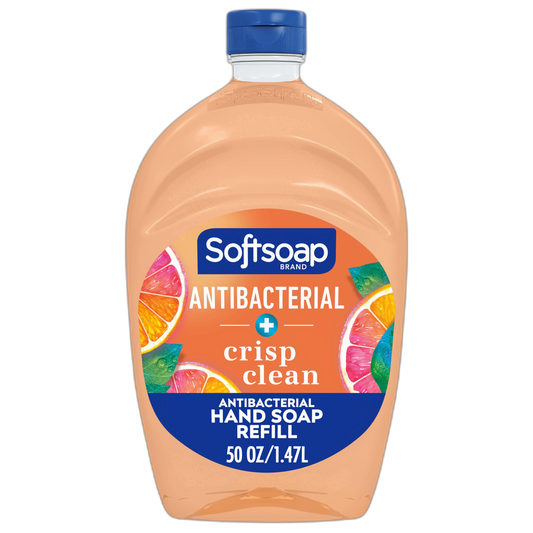 Softsoap Antibacterial Refill 50oz Crisp Clean Scent