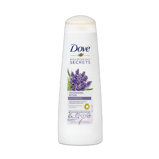 Dove Volume Shampoo for Thinning Hair Thickening Ritual Hair Shampoo with Lavender 12 oz