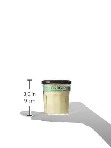 MRS. MEYER'S CLEAN DAY Scented Soy Candle, Basil Scent, 7.2 ounce candle (Pack - 1)