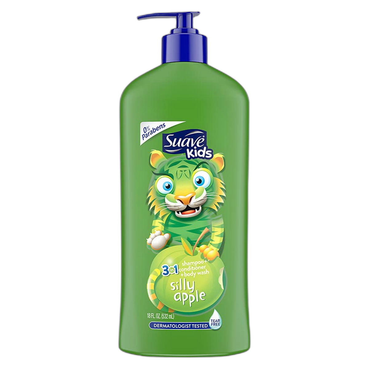 Silly Apple 3-in-1 Shampoo, Conditioner, Body Wash