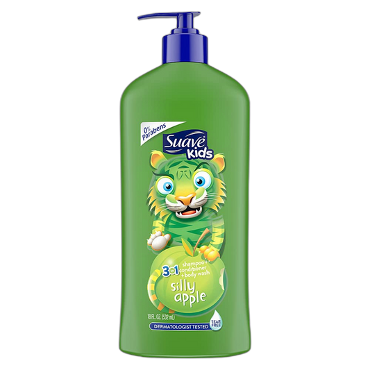 Silly Apple 3-in-1 Shampoo, Conditioner, Body Wash
