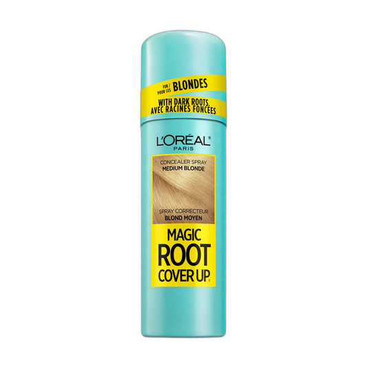 L'Oreal Paris Magic Root Cover Up Concealer Spray for Blondes, Medium Blonde, 2 fl. oz., Ammonia and Peroxide Free, Suitable for Medium Blonde Hair Color