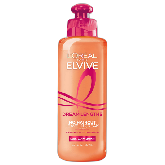 L'Oreal Paris Elvive Dream Lengths No Haircut Cream Leave In Conditioner, 6.8 fl. oz.
