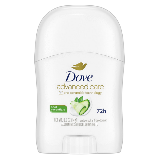 Dove Advanced Care Antiperspirant Deodorant Stick 36 Ct Cool Essentials for helping your skinbarrier repair after shaving 72h odor control and all-day sweatprotection with ProCeramide Technology 0.5oz
