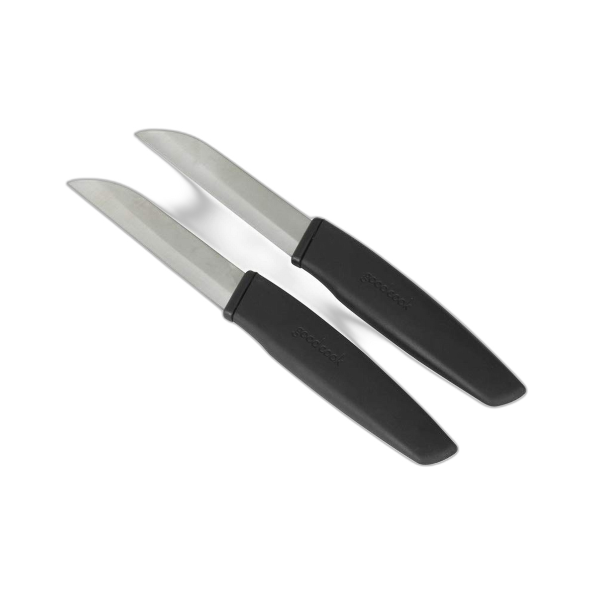 Good Cook 20333 Paring Knife, Black, 2 Piece