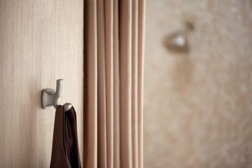 Moen YB5103NL Voss Double Robe Hook, Polished Nickel