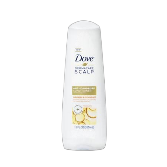 Dove DermaCare Scalp Dryness & Itch Relief Conditioner 12 oz (Pack of 4)
