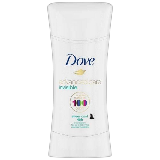 Dove Antiperspirant Deodorant Advanced Care Sheer Cool 2.6 oz (Pack of 4)
