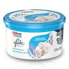 Clean Linen Glade® Mini Gel Air Freshener 2.5oz 6pack (Clean Linen)