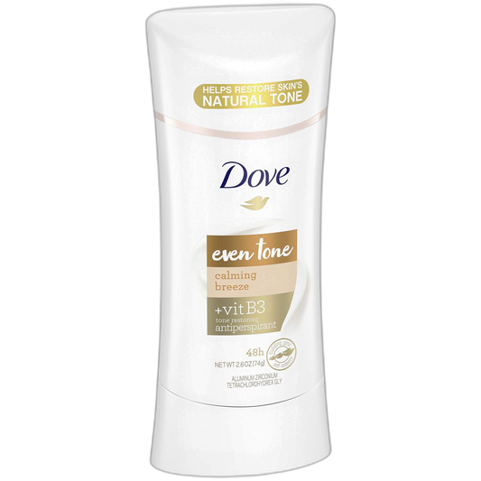 Dove Even Tone Antiperspirant Deodorant Stick Apple Blossom & Mango Butter For Uneven Skin Tone 2.6 oz