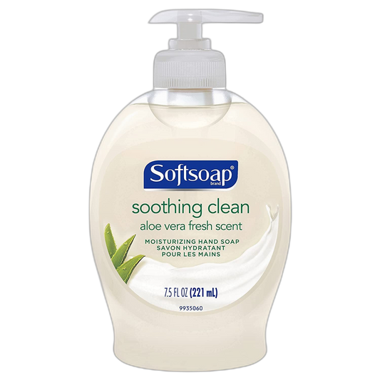 Softsoap Liquid Hand Soap, Moisturizing with Aloe, 7.50-Ounce (Pack of 4)