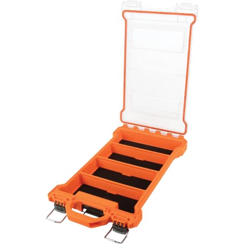 Klein Tools 54812MB MODBox Compact Storage Box, Parts Organizer, Toolbox Connects to MODBox Modular System, Backpack, Tote and Tool Bag