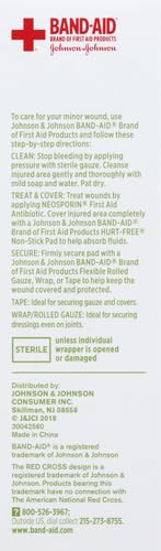 Band-Aid First Aid 3X4 in Nonstick Pads 10 ct