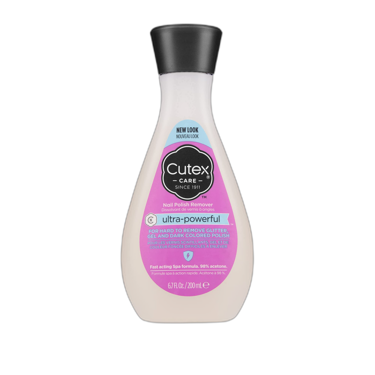 Cutex Ultra-Powerful Nail Polish Remover 6.76 Fl Oz (Pack of 6)