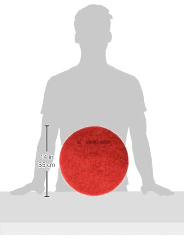 3M Red Buffer Pad 5100, 13 in