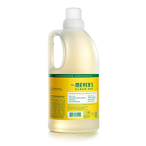 Mrs. Meyer's Liquid Laundry Detergent, Biodegradable Formula Infused with Essential Oils, Honeysuckle, 64 oz (64 Loads)