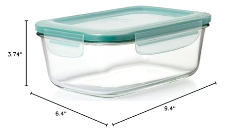 OXO Good Grips 8 Cup Smart Seal Glass Rectangle Container