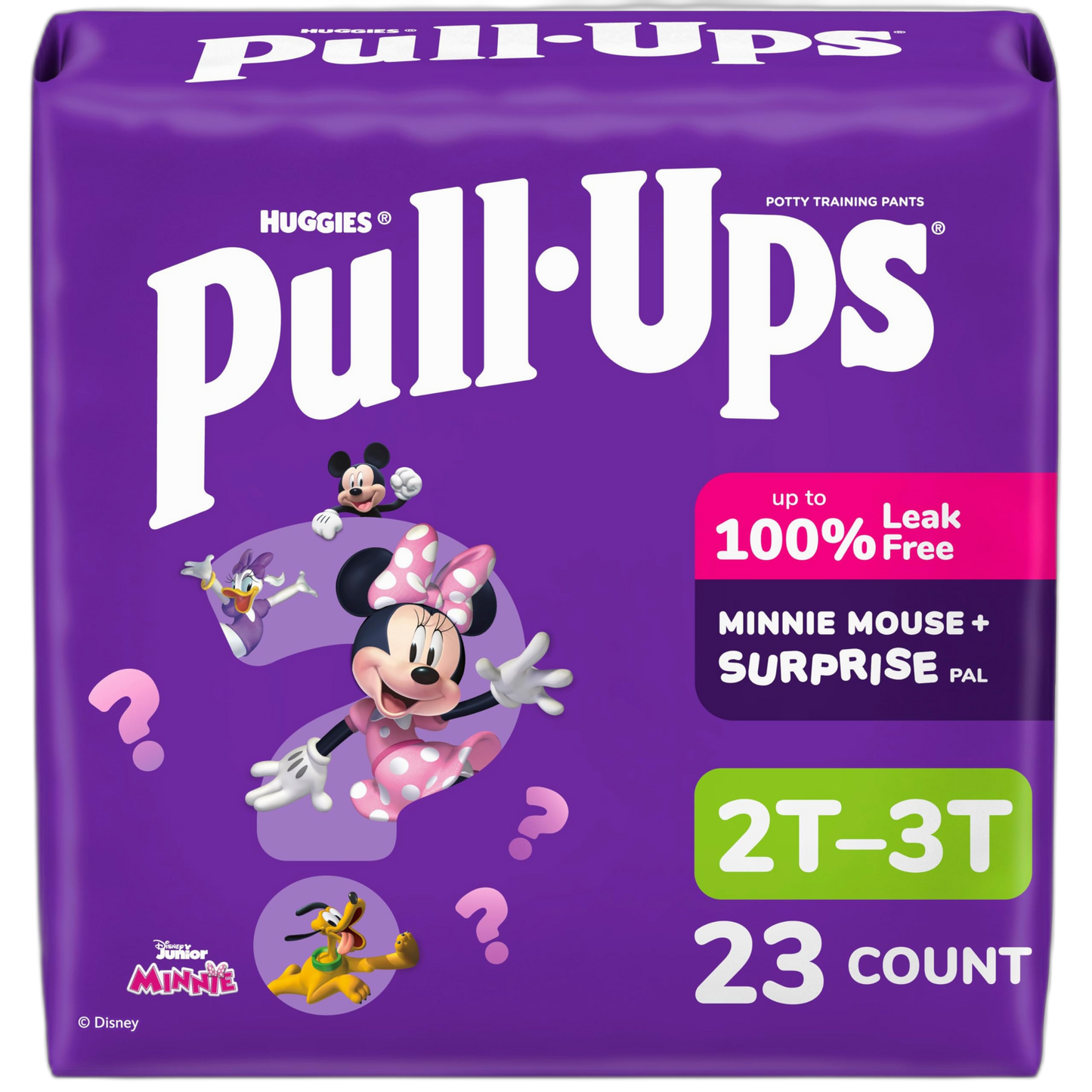 Pull-Ups Girls' Potty Training Pants, Size 2T-3T Training Underwear (16-34 lbs), 23 Count