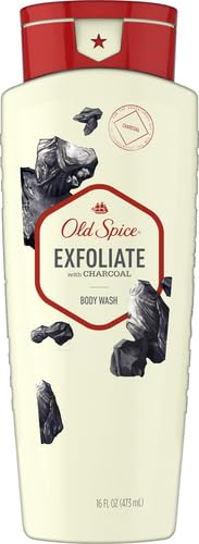 Old Spice Body Wash for Men Exfoliate With Charcoal Scent Inspired By Nature 16 Oz