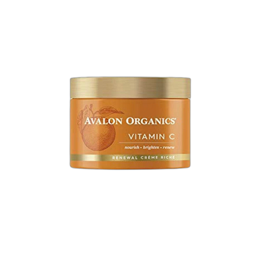 Avalon Organics Skin Moisturizer with Vitamin C, 1.7 Oz, Dermatologist Tested, Plant-Based Formula, Cruelty-Free