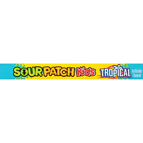 SOUR PATCH KIDS Tropical Soft & Chewy Candy, Bulk Candy, 12 - 3.5 oz Boxes