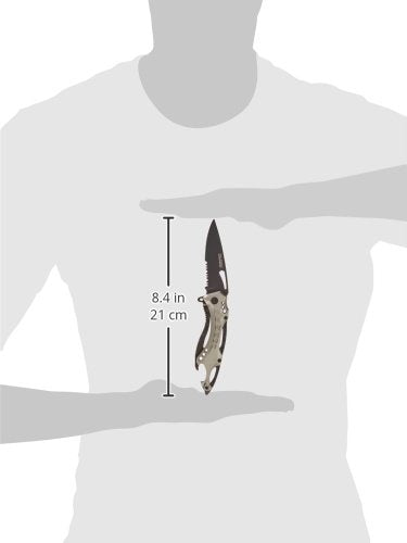 TAC Force TF-705GY Tactical Spring Assisted Knife 4.5"" Closed, Grey camo