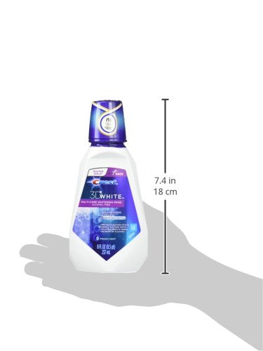 Crest 3D White Multi-Care Whitening Rinse Fresh Mint 237 mL