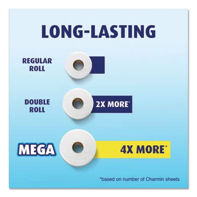Charmin Essentials Soft Bathroom Tissue, Septic Safe, 2-Ply, White, 352 Sheets/Roll, 12/Pack