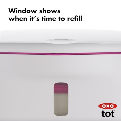 OXO Tot Perfect Pull Wipes Dispenser, â€ŽPlastic, Silicone, Pink