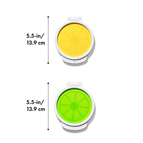 OXO Good Grips Cut & Keep Reusable Silicone Citrus Saver Set - Lemon and Lime