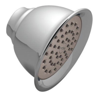 Moen Moenflo XL Chrome Single Function 4.38-Inch Diameter Showerhead, 6302