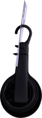 OXO Good Grips 6- Piece Plastic Measuring Cups, Black