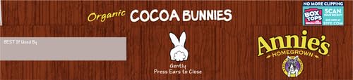 Annie's Organic Cocoa Bunnies Breakfast Cereal, 10 oz