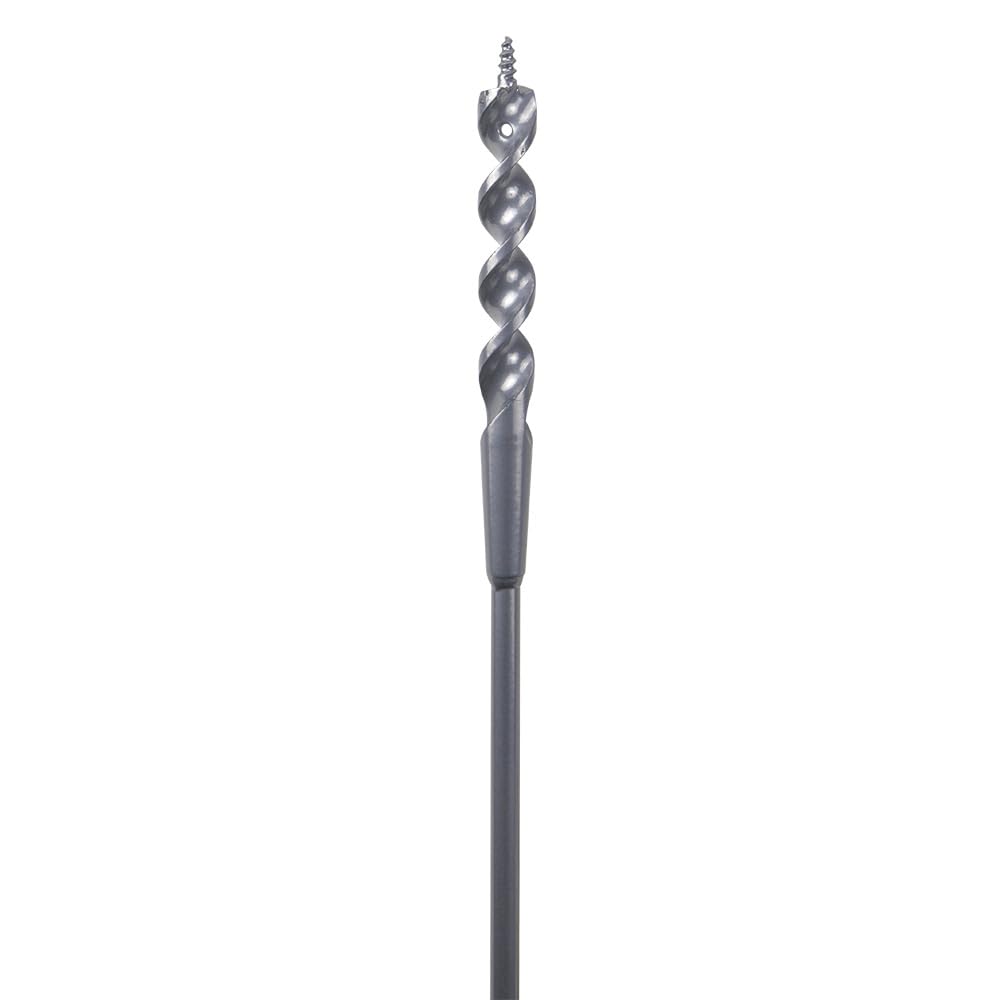 Klein Tools 53716 Flex Bit Auger, 3/8-Inch x 54-Inch Flexible Drill Bit for Pulling Wire Behind Walls