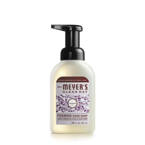 Mrs. Meyer's Foaming Hand Soap, Lavender, 10 Oz (Pack of 6)