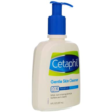 Cetaphil Gentle Skin, Cleanser 8 Oz, Unscented, 8 Fl Oz