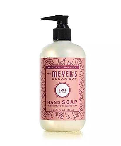 Mrs. MEYER'S CLEAN DAY Liquid Hand Soap,Rose 12.5 Oz, (Pack - 6)