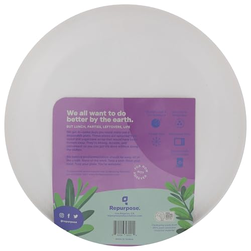 Repurpose Compostables Plates 9 Inch, 44 CT