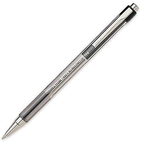 PILOT Better Retractable Ballpoint Pen, Black Fine Point, 10-COUNT (30000)