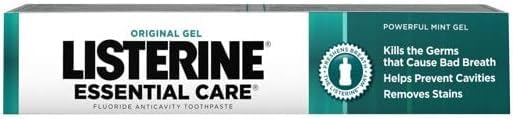 Listerine Essential Care Powerful Mint Toothpaste Gel, 4.2 oz