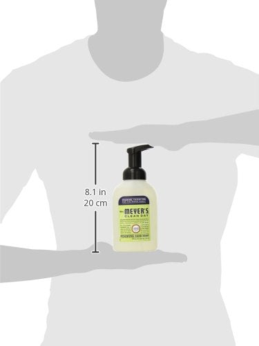 MRS. MEYER'S CLEAN DAY Foaming Hand Soap, Biodegradable Formula, Lemon Verbena, 10 oz