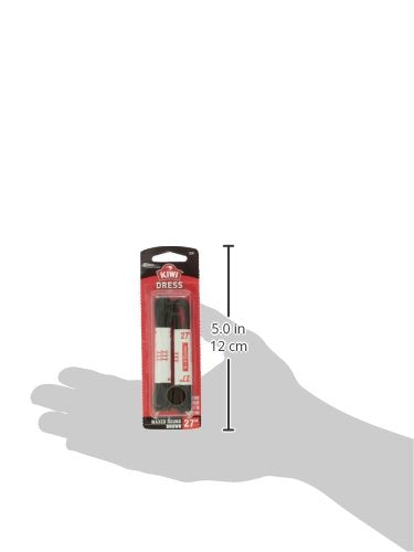 Kiwi Shoe laces, 27 in, wax brown, 1 ct