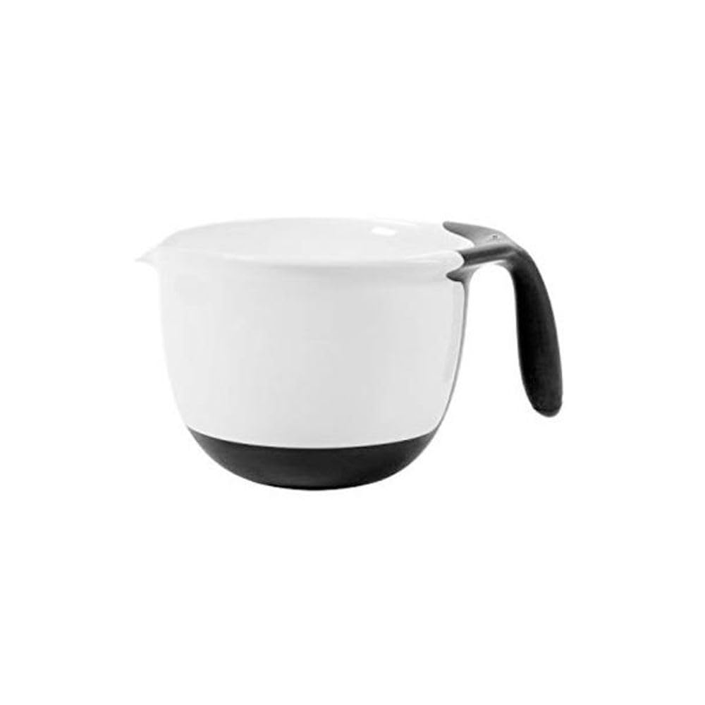 OXO Good Grips 2QT Plastic Batter Mixing Bowl, White